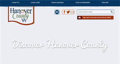 Desktop Screenshot of hanovercounty.gov
